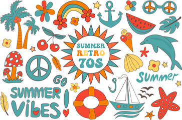 Retro 70s summer vibe