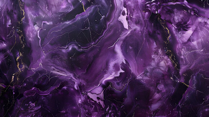 The dark purple marble pattern background gives a natural feel.