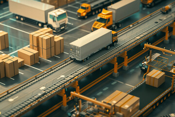 Supply Chain Optimization: Visualize how cross-docking contributes to overall supply chain optimization, reducing bottlenecks and delays.