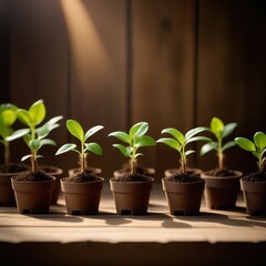 Seedlings of tomato in plastic pot isolated on white background
