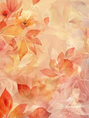 Vibrant Spring Floral Background with Blooming Flowers Generative AI