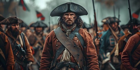 Fototapeta premium Reenacting Historic Battles and Lifestyles Instructional Guides for Honoring Our Heritage
