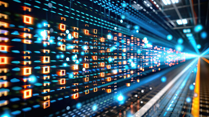 Fototapeta premium Abstract technology background