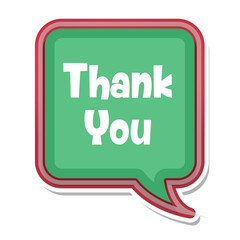 Thank You Messages Sticker Design lettering sticker typographic message chat badge