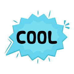Cool Messages Sticker Design lettering sticker typographic message chat badge