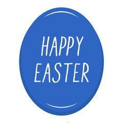 Happy Easter Messages Sticker Design lettering sticker typographic message chat badge
