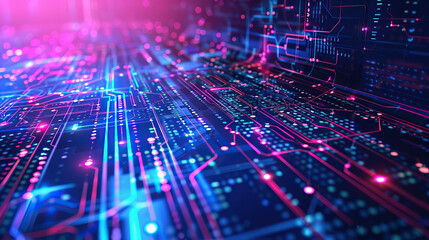 Obraz premium Abstract technology background