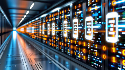 Fototapeta premium Abstract technology background