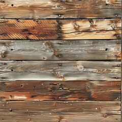 Close Up of a Wooden Plank Wall