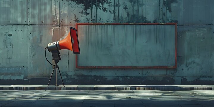 Dramatic Conceptual Lighting Setup for Public Service Announcements and Impactful Messaging