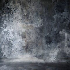 Dark black gray background abstract old wall texture smeared engine oil cement