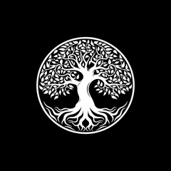 Tree logo and icon design