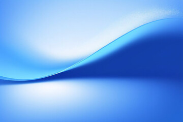 Obraz premium Fond bleu abstrait, conception de courbe bleue forme lisse par couleur bleue avec des lignes floues