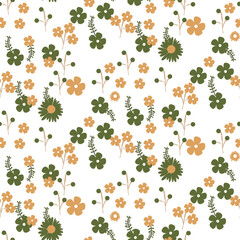 Obraz premium Seamless pattern tropical leaves. floral seamless pattern with leaves Design for fabric, textile, wallpaper, cover, web , wrapping and all prints