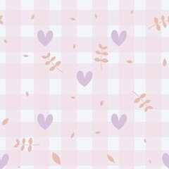 background with hearts seamless pattern 