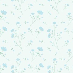 seamless pattern with flowers