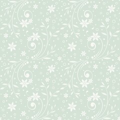 seamless pattern with flowers