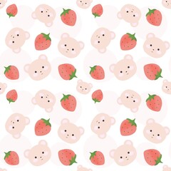 Cute seamless pattern vintage background
