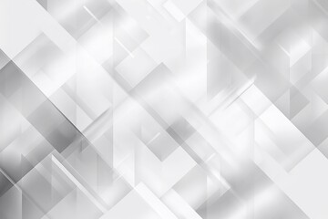Fototapeta premium Subtle geometric abstraction background, white & grey patterns, blurred patterns.