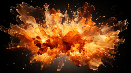 A burst of vibrant colors captured in one stunning moment