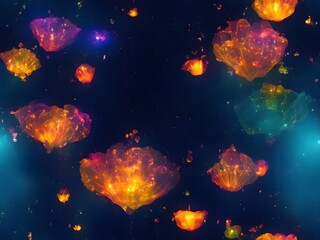 Luminous Dreamscape featuring abstract colorful lights display