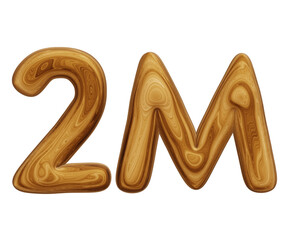 Wooden 2m for followers and subscribers celebration