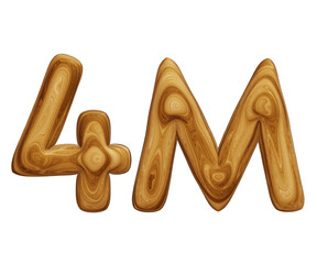 Wooden 4m for followers and subscribers celebration