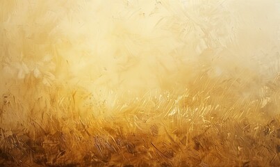 Golden Impressions: Monet-Inspired Landscape