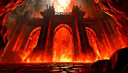 真っ赤に燃えるおぞましい地獄の門_03
