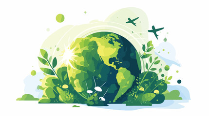 Save Earth ecology environment conservation concept