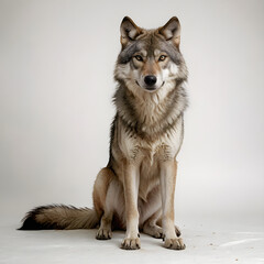 Obraz premium portrait of a white wolf