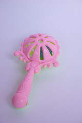 Baby Rattle Toys Set Kids Music Sensory Shaker Musical Educational with withe isolated object.