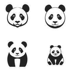Fototapeta premium Minimal designs isolated on white background. Vector illustration. AI generated.