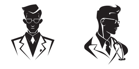 Minimal designs isolated on white background. AI generated.