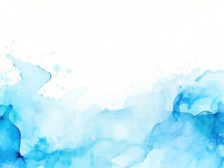 Blue splash banner watercolor background for textures backgrounds and web banners texture blank empty pattern with copy space for product 
