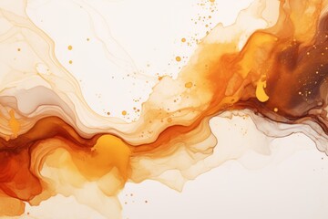 Brown, art, wartercolor, paint, blots, alcohol ink, ink, marble, texture, pattern, product, display, presentation, photo, logo, text, poster, wallpaper, wedding, advertisement, display, presentation, 