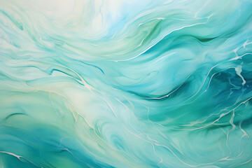 Wistful Waves Whisper, abstract landscape art, painting background, wallpaper, generative ai
