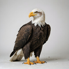 Obraz premium bald eagle on a branch