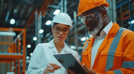 Engineers Consulting in Warehouse