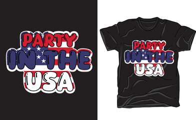 Fototapeta premium 4th of July 1776 independence day t-shirt design. Typography t-shirt design-USA Independence day t-shirt design. Graphic vector print for t shirt and background print design.