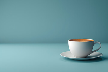 Obraz premium Simple Coffee Cup Banner for Designers and Professionals
