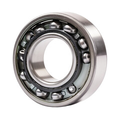 Stainless ball bearing with lithium grease for automotive and industrial machinery lubrication on Isolated transparent background png. generated with AI