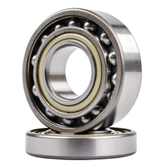 Stainless ball bearing with lithium grease for automotive and industrial machinery lubrication on Isolated transparent background png. generated with AI