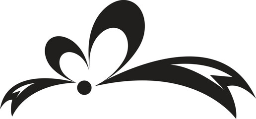 Simple hand drawn ribbon bow collection. Bowknot for decoration, big set of bowtie