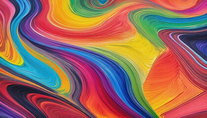 Abstract oil paint background. Multicolored spots of oil paint.