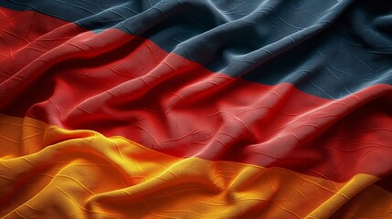 Flag of Germany waving in the wind. Germany flag. DEU flag