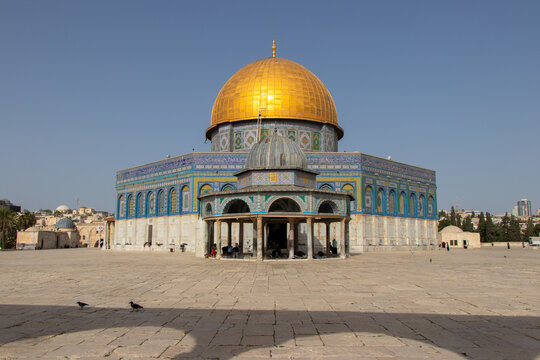 The Dome of The Rock at Temple Mount. Jerusalem - Palestine
