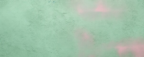 Green pale pink colored low contrast concrete textured background with roughness and irregularities pattern with copy space for product 