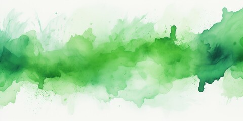 Green splash banner watercolor background for textures backgrounds and web banners texture blank empty pattern with copy space for product 