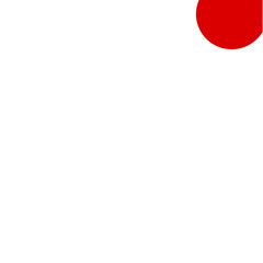 Corner of Japanese Flag Blobs